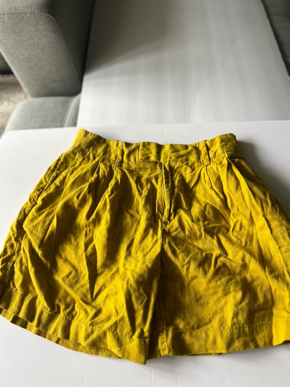 a new day High Waist Mustard Yellow Women's Shorts